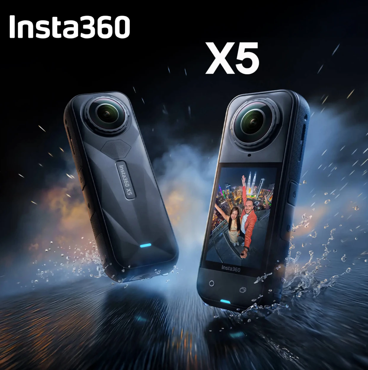 Insta360 X5 – 360° 8K akcijska kamera, vodoodporna