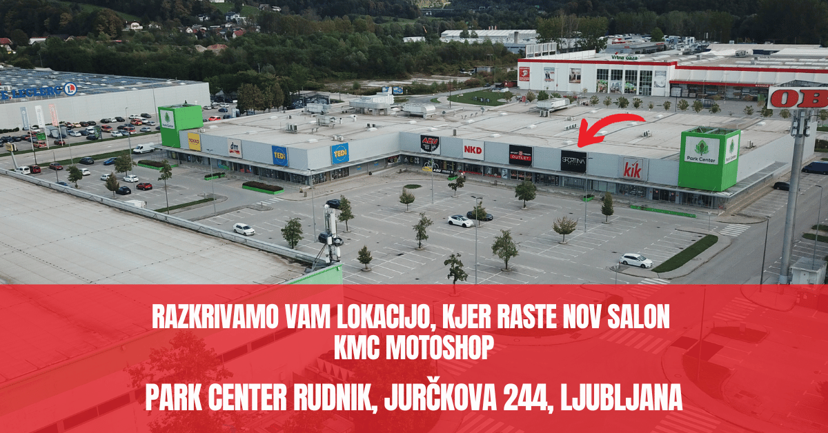 Nova lokacija KMC Motoshop, Jurčkova 244,  na Rudniku