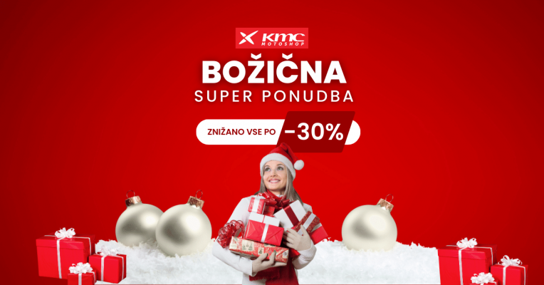 Božična akcija v KMC Motoshopu