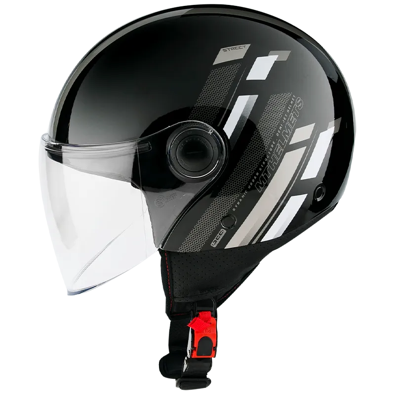 Motoristična čelada MT Helmets Street Scope D2 siva