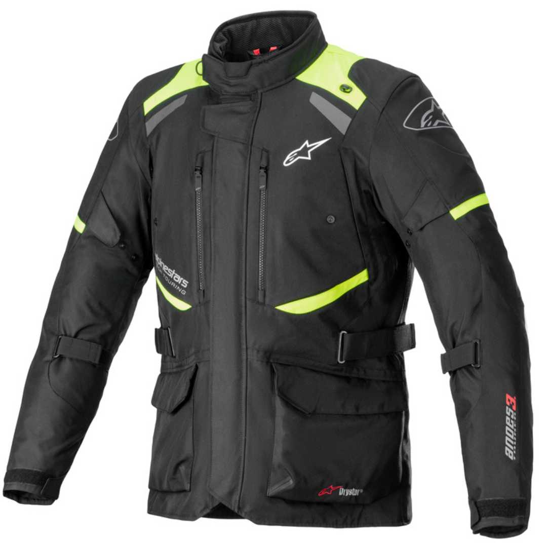 Alpinestars Andes V3 Drystar motoristična jakna v akciji