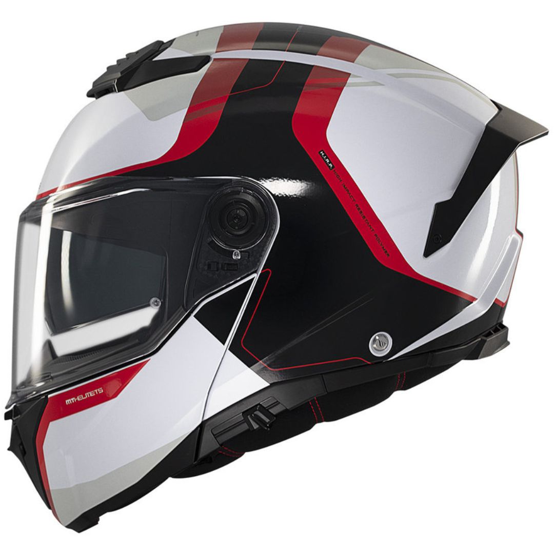 Preklopna motoristična čelada MT Helmets Atom 2 SV na motoristu