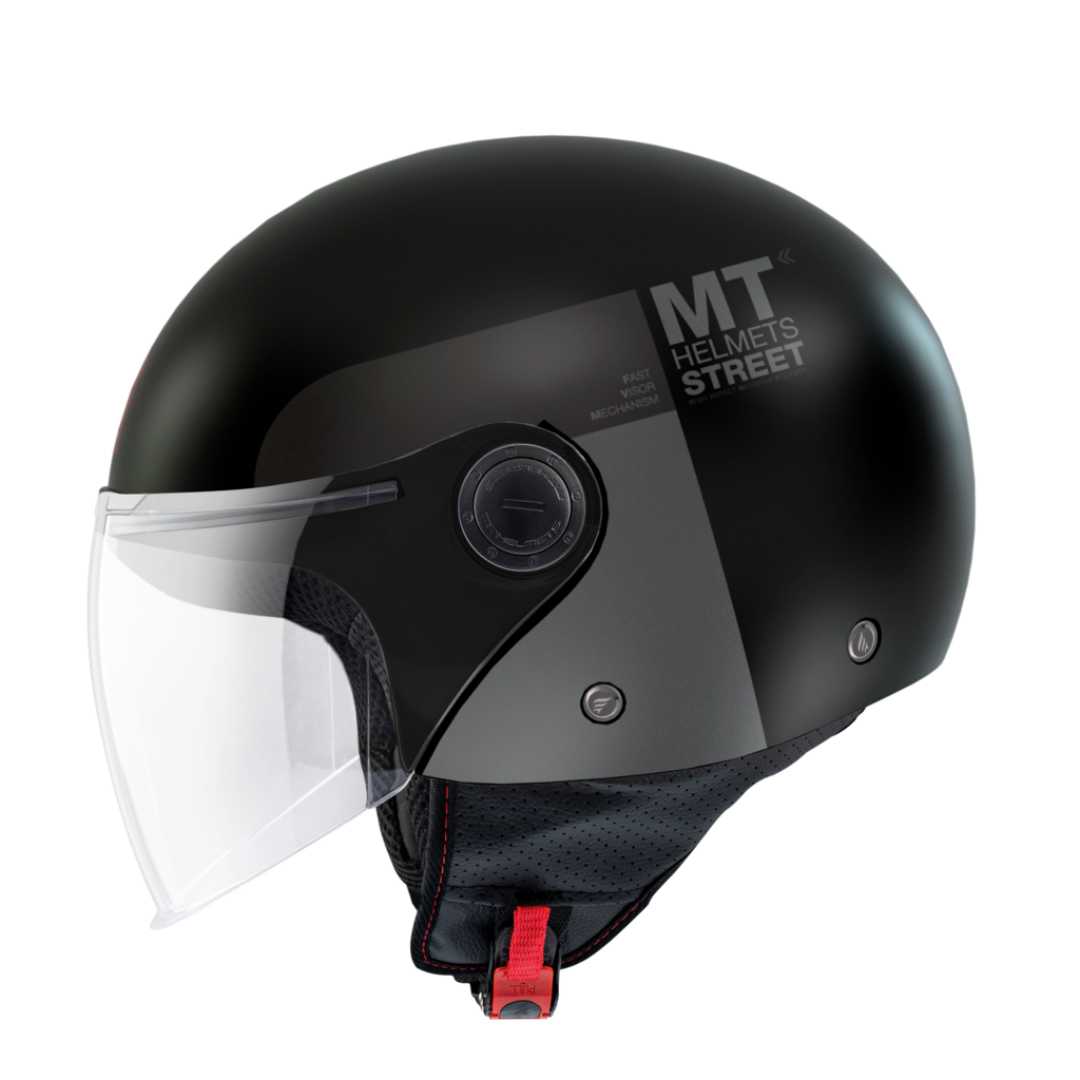 Motoristična čelada MT Helmets Street Inboard D2 Matt črna