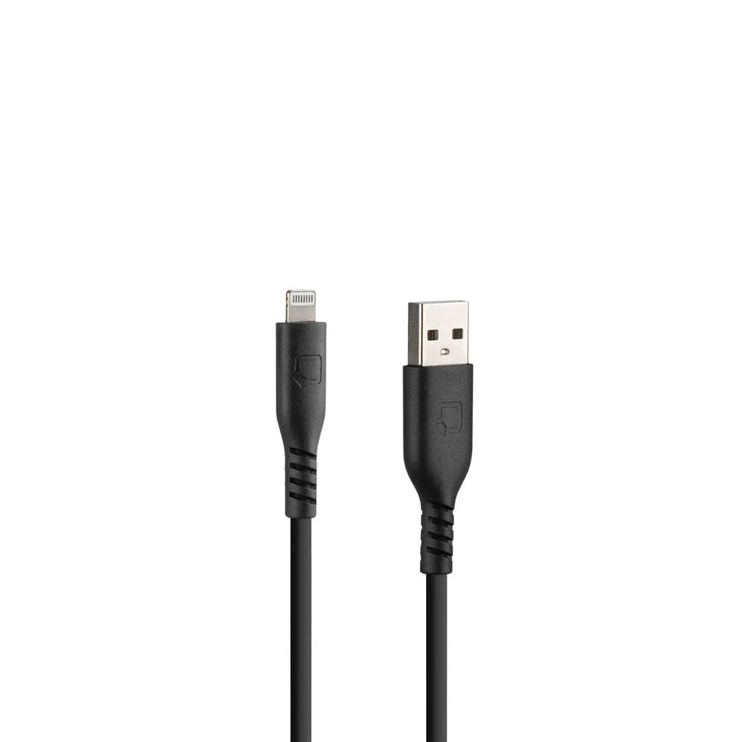 Optiline silikonski kabel za polnjenje USB A - Apple 8 Pin - sprednji pogled