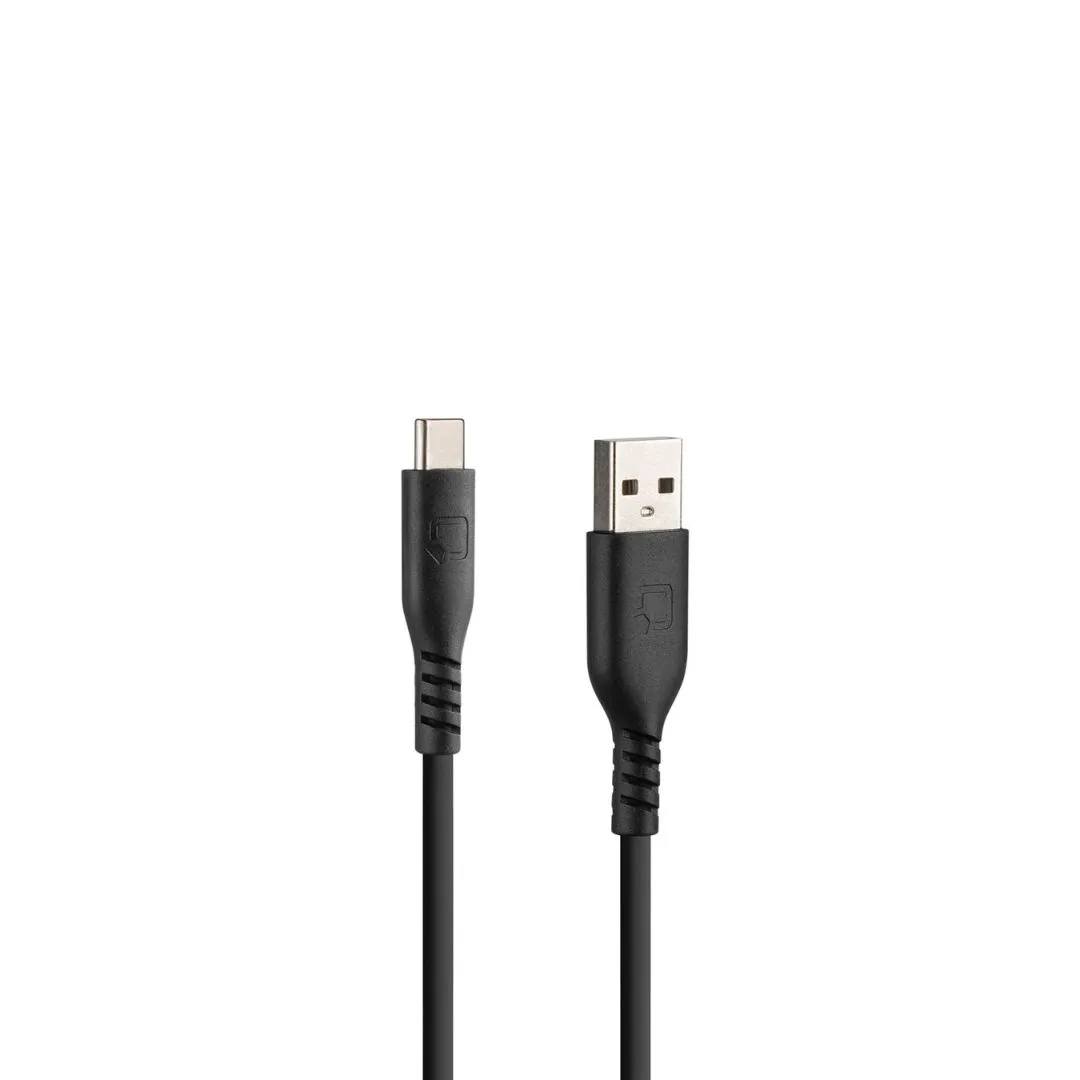 Optiline silikonski kabel za polnjenje USB A - USB C - sprednji pogled