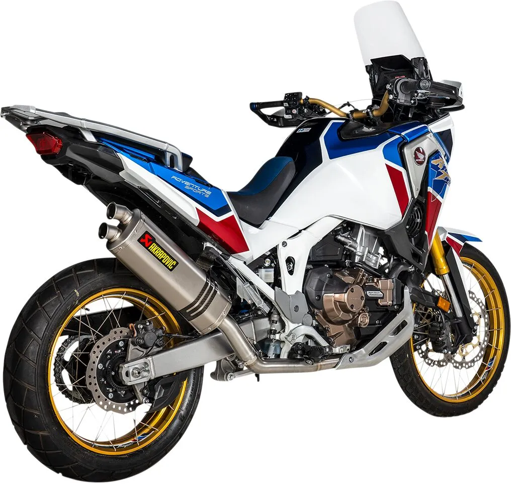 Akrapovič izpušni sistem S-H11R2-WT/2 za Honda CRF 1100 (2020–2023) – pogled z desne strani