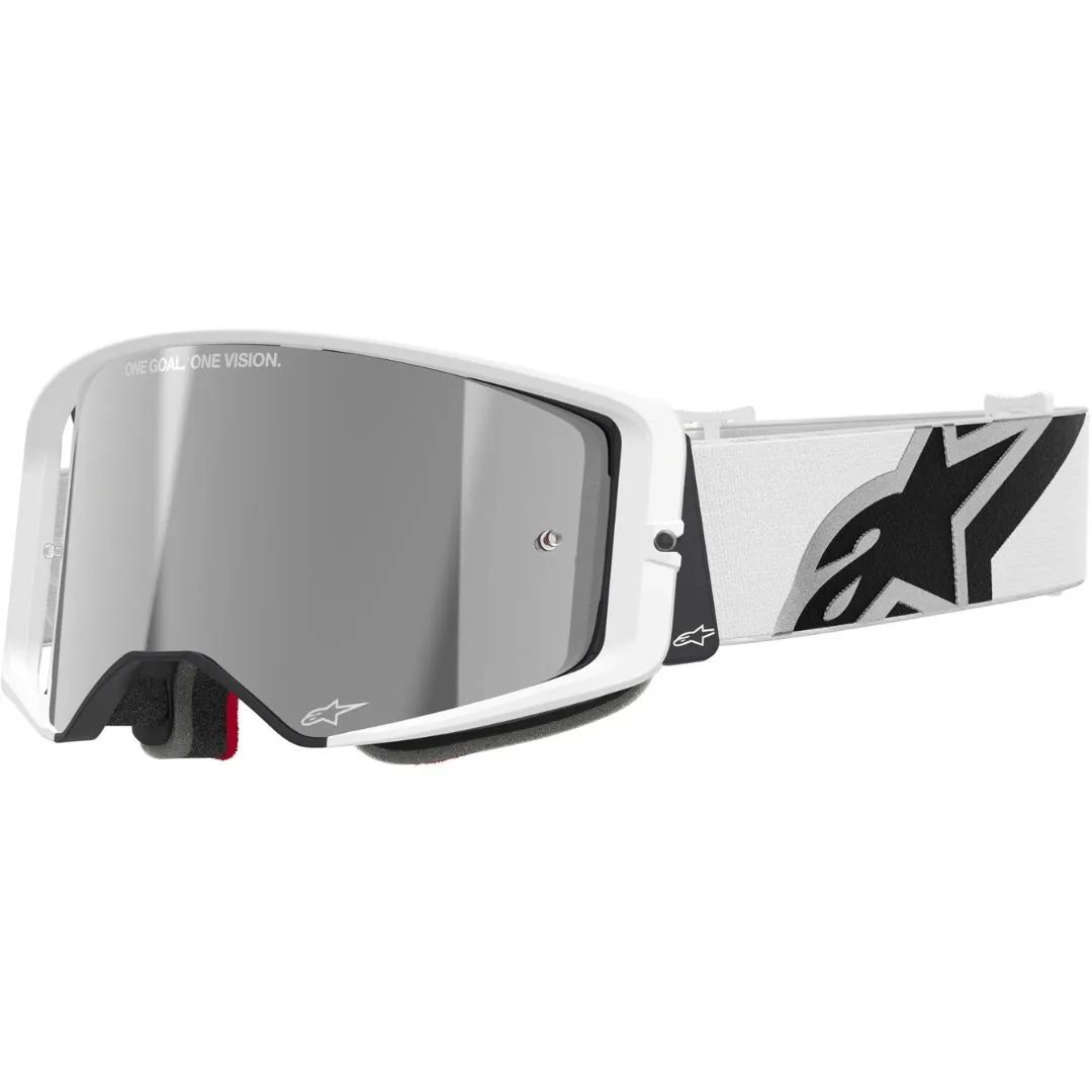 Kros očala Alpinestars Supertech Corp Absolute Mirror siva – pogled spredaj