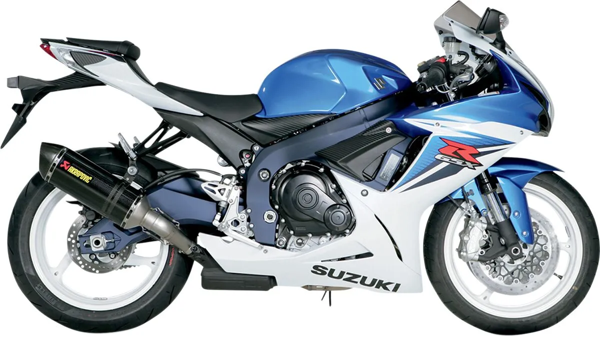 Akrapovič Slip-On Line izpušni sistem za Suzuki GSX-R600/750 – bočni pogled