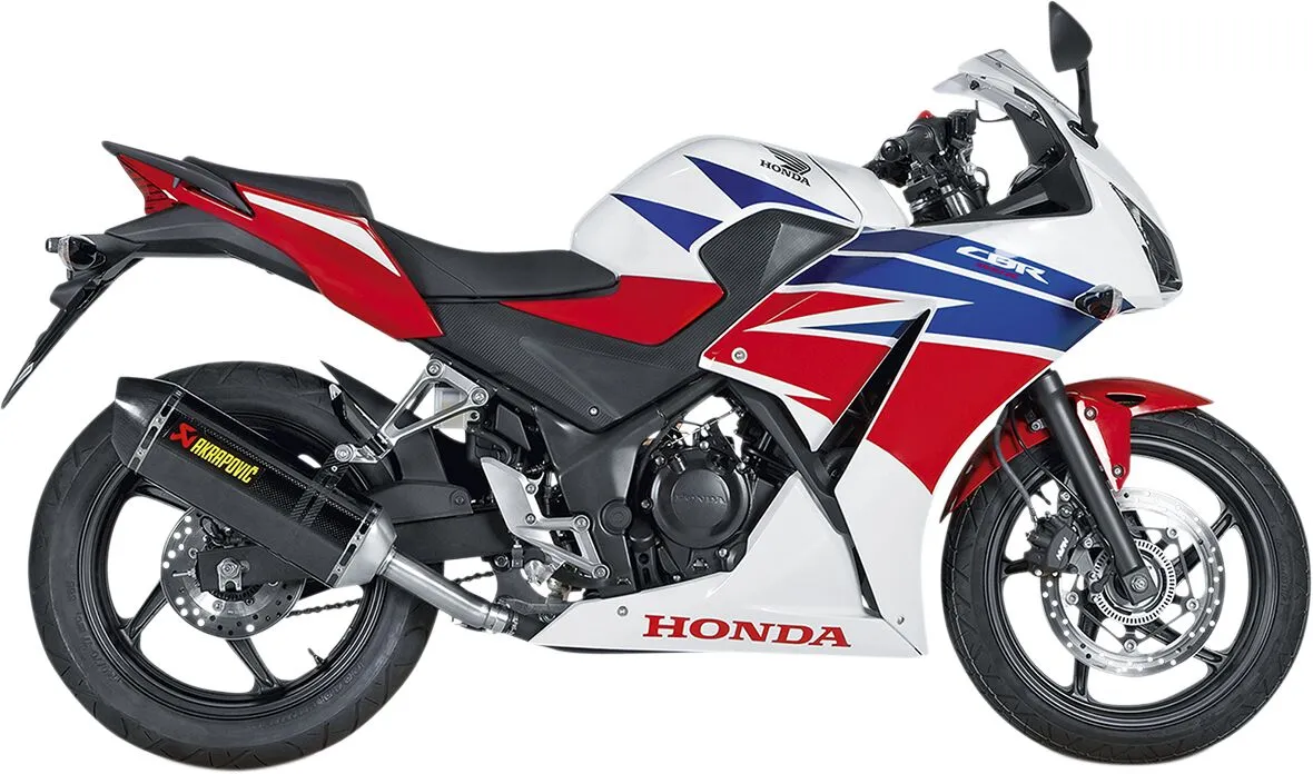 Akrapovič Slip-On Line izpušni sistem za Honda CBR300R - stranski pogled