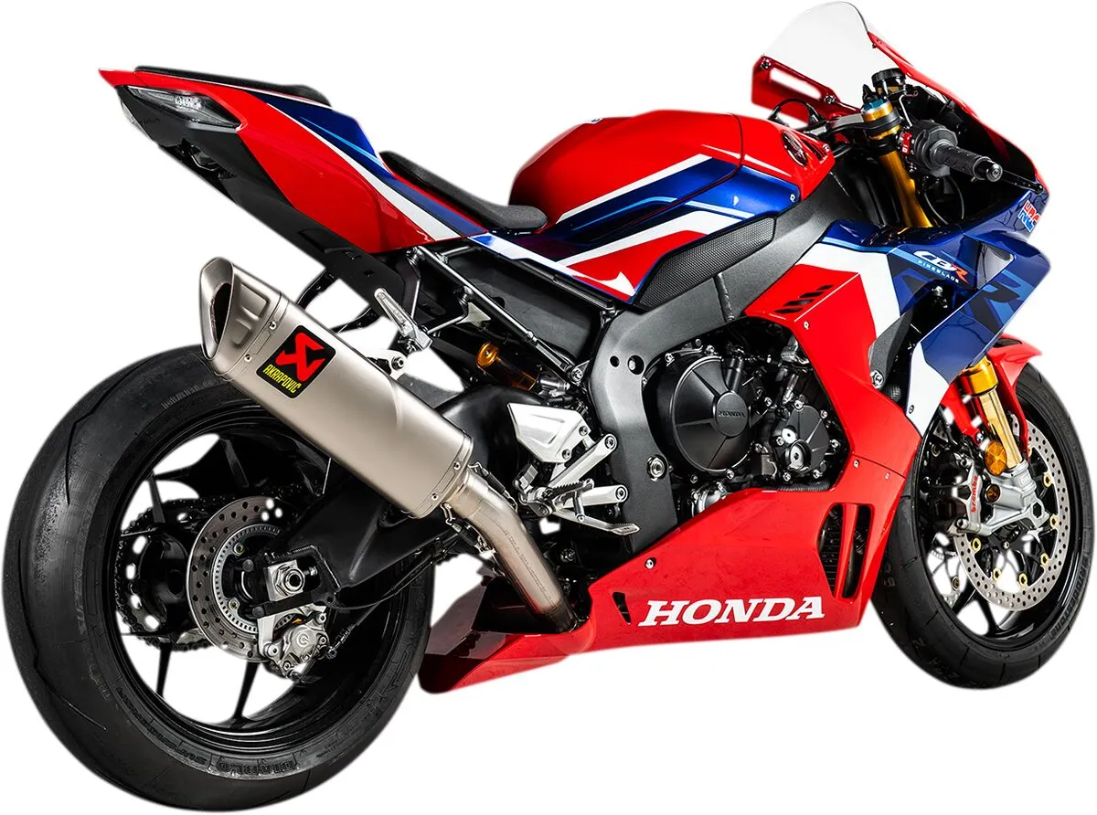 Akrapovičev izpušni sistem S-H10R9-APLT za Honda CBR 1000 RR-R (2020–2023) – pogled z desne strani