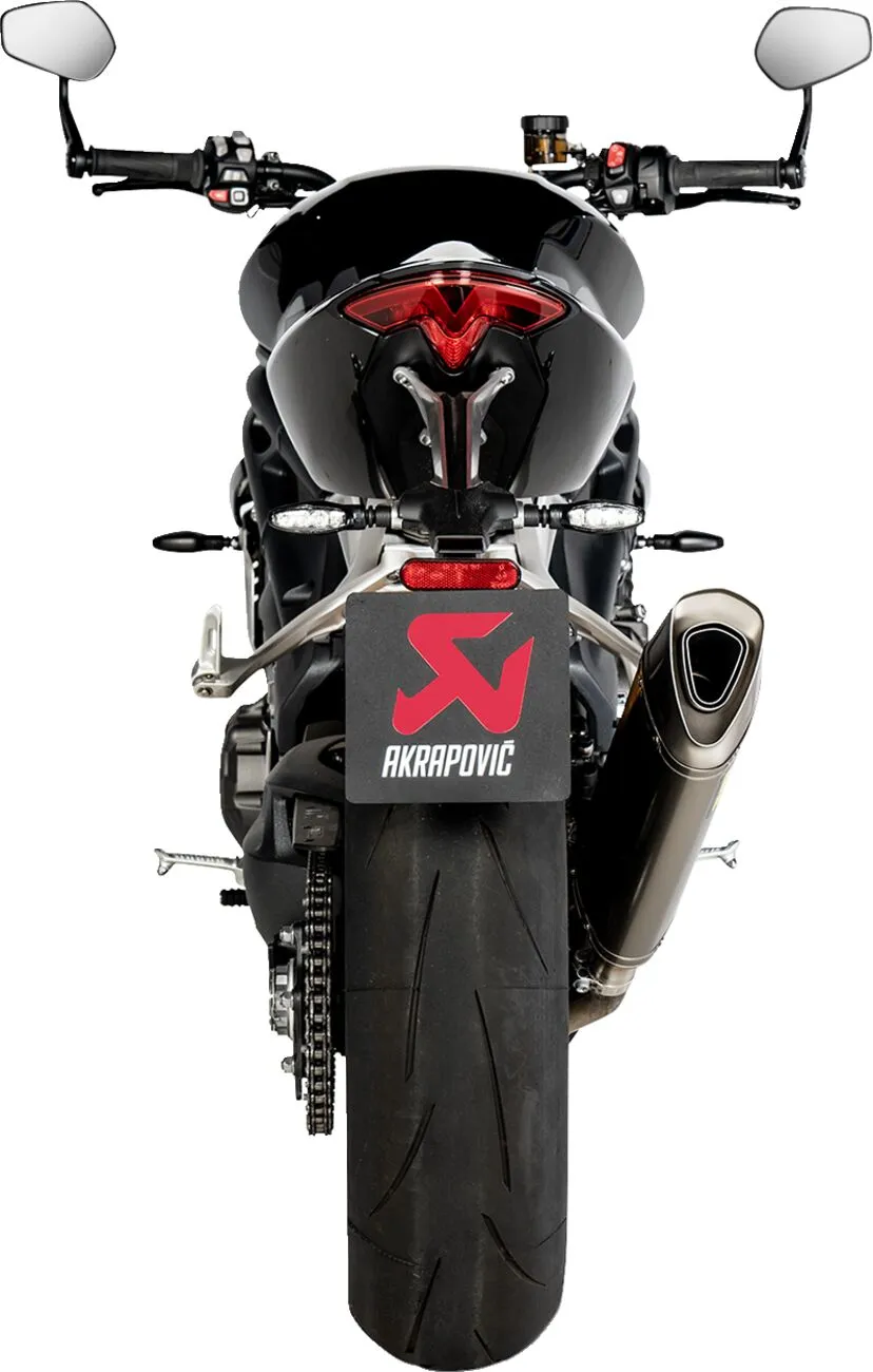 Akrapovič Slip-On Line izpušni sistem za Triumph Speed Triple 1200 RS/RR – stranski pogled