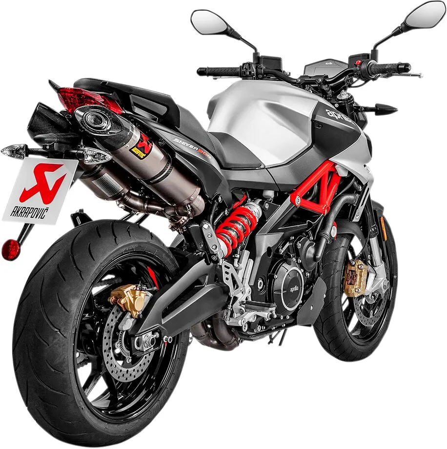 Akrapovič Slip-On Line izpušni sistem – nameščen na Aprilia SL 900 ABS Shiver