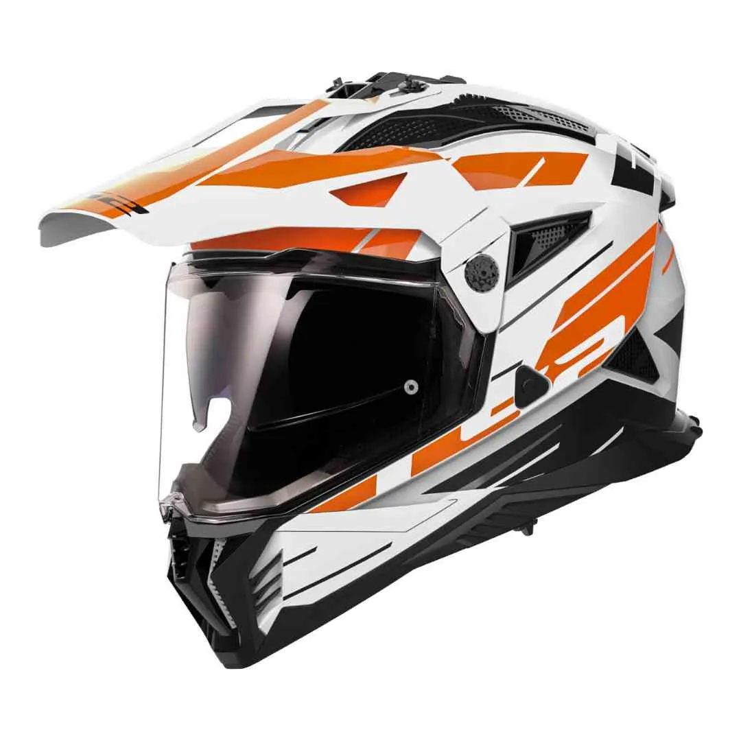 LS2 MX702 Pioneer II Namib enduro čelada – sprednji pogled