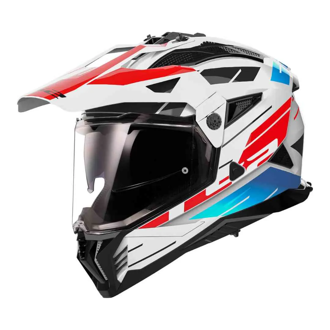 LS2 MX702 Pioneer II Namib enduro čelada – sprednji pogled