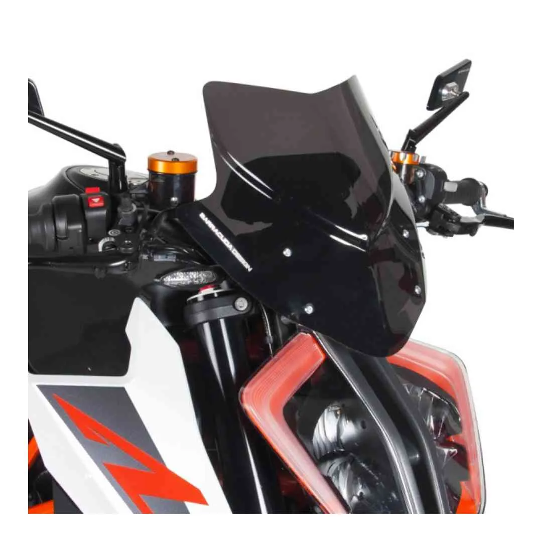 Vizir Barracuda Aerosport nameščen na KTM 1290 Super Duke (2017–2019)