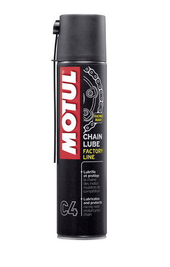 Motul Factory Line mazivo uporabljeno na verigi profesionalnega dirkalnega motorja