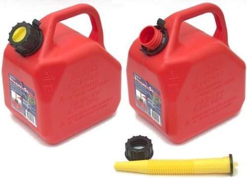 Yamaha - 5l Red Plastic Petrol Jerry Can