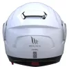 Preklopna Motoristična Čelada MT Helmets Atom SV Solid Bela