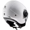 Motoristična čelada Mt Helmets Viale Sv A0 bela