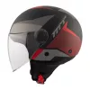 Motoristična čelada MT Helmets Street Poke B5 matt rdeča