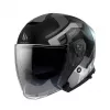 Motoristična čelada MT Helmets Thunder 3 Silton B2 Siva Mat