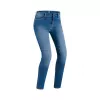 Motoristične hlače PMJ Skinny modre ženske