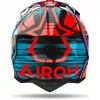 Motoristična kros čelada Airoh Wraap Cyber Oranžna