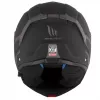 Preklopna Motoristična Čelada MT Helmets Atom 2 Solid A1 Mat Črna