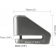 Disk ključavnica XENA X1/ 6mm
