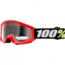 Motoristična kros očala 100% otroške Strata Mini Rdeče