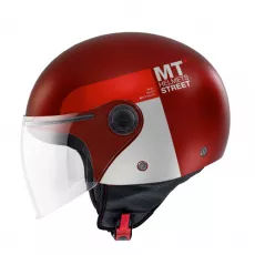 Motoristična čelada MT Helmets Street Inboard C5 Matt rdeča