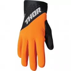 Motokros rokavice Thor Spectrum Cold oranžna