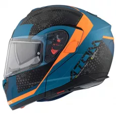 Motoristična čelada MT Helmets Atom SV Adventure B7 Matt modra