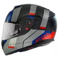 Motoristična čelada MT Helmets Atom SV Gorex C12 Matt siva