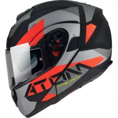 Motoristična čelada MT Helmets Atom SV W17 A5 mat rdeča