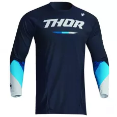 Motokros majica Thor Pulse Tactic modra otroška