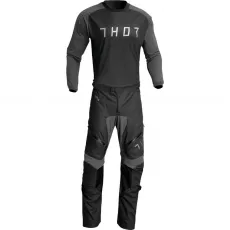 Motokros majica Thor Terrain črna