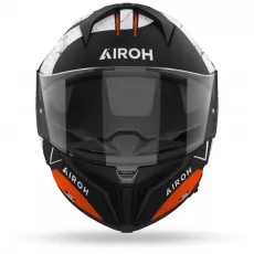 Motoristična čelada Airoh Matryx Scope oranžna