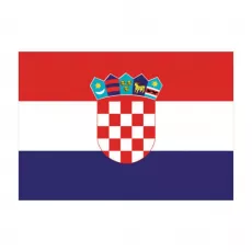 Zastava za čoln Hrvaška 20x30cm