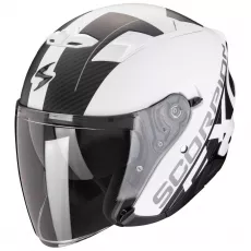 Motoristična čelada Scorpion EXO 230 QR matt belo črna