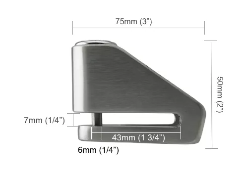 Disk ključavnica XENA X1/ 6mm