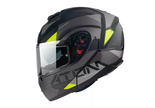 Motoristična čelada MT Helmets Atom SV B2 Matt Siva