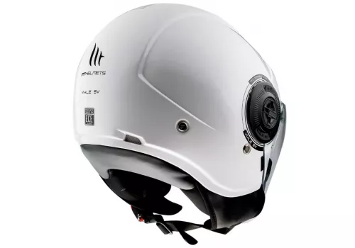 Motoristična čelada Mt Helmets Viale Sv A0 bela