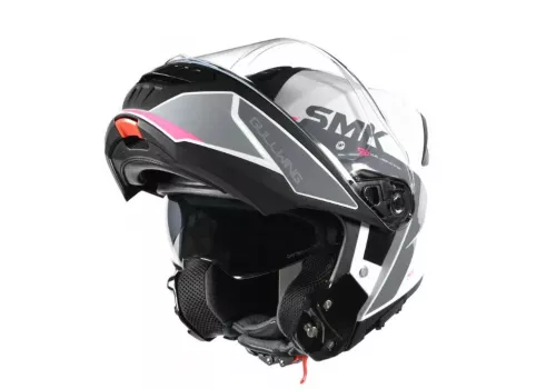 Motoristična čelada SMK Gullwing Pink