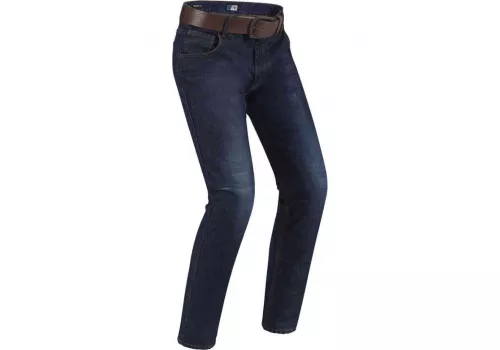 Motoristične hlače PMJ Deux jeans modre