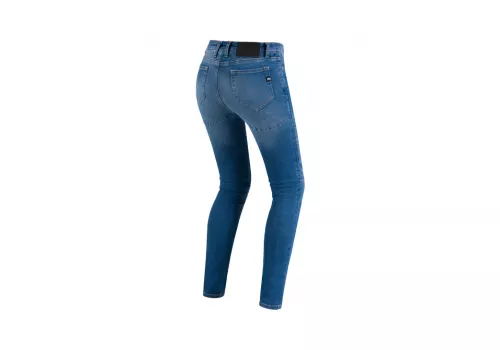 Motoristične hlače PMJ Skinny modre ženske