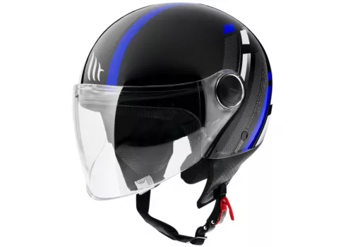 Odprta Jet Motoristična Čelada MT Helmets Street Scope Modra