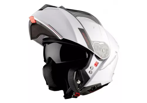 Preklopna Motoristična Čelada Mt Helmets Genesis SV A0 bela