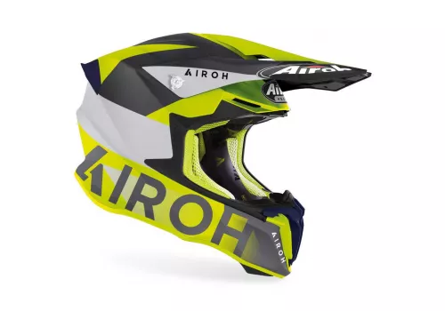 Motoristična kros čelada Airoh Twist 2.0 Lift Fluo
