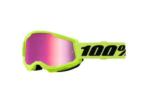 Kros očala 100% Strata 2 Mirror Fluo